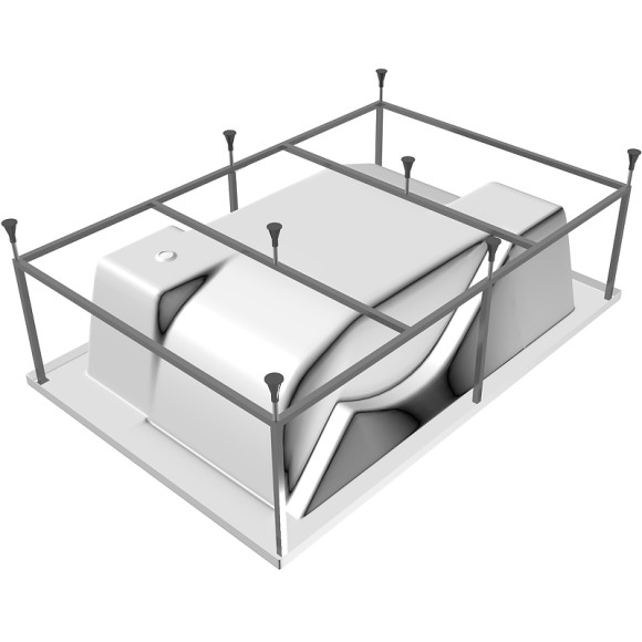 Акриловая ванна Vayer Ontario 190x125 Гл000006815 без гидромассажа Акриловая ванна Vayer Ontario 190x125 Гл000006815 без гидромассажа