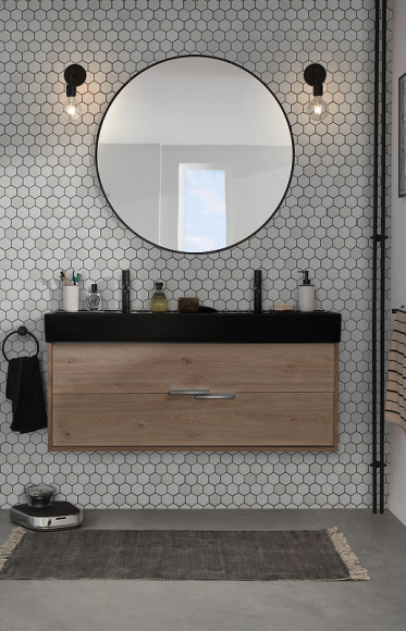 Тумба под раковину Jacob Delafon Vivienne 120 EB1669-E75-E75 подвесная Дуб давос натуральный