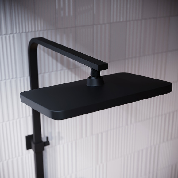 Душевая система Iddis Slide SLIBLBTi06 Черный матовый Душевая система Iddis Slide SLIBLBTi06 Черный матовый