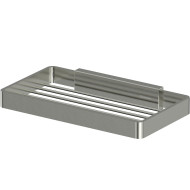 Мыльница Whitecross Cubo nickel brushed CU2424NIB Брашированный никель Мыльница Whitecross Cubo nickel brushed CU2424NIB Брашированный никель