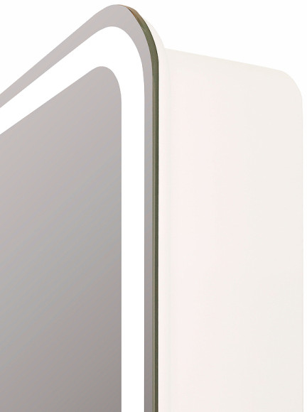 Зеркальный шкаф Континент Elliott LED 80 МВК014 с подсветкой Белый Зеркальный шкаф Континент Elliott LED 80 МВК014 с подсветкой Белый