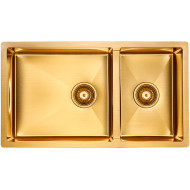 Кухонная мойка Paulmark Gerberg 78/2S Uni PM227844-BG Брашированное золото Кухонная мойка Paulmark Gerberg 78/2S Uni PM227844-BG Брашированное золото