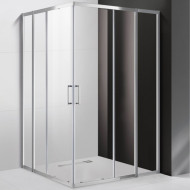 Душевой уголок Cezares Molveno AH-22 120х110 MOLVENO-AH-22-120/110-C-Cr-IV профиль Хром стекло прозрачное