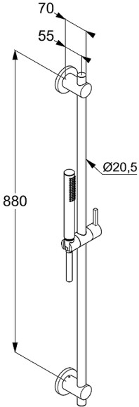 Душевой гарнитур Kludi Nova Fonte 2084005-15 Хром