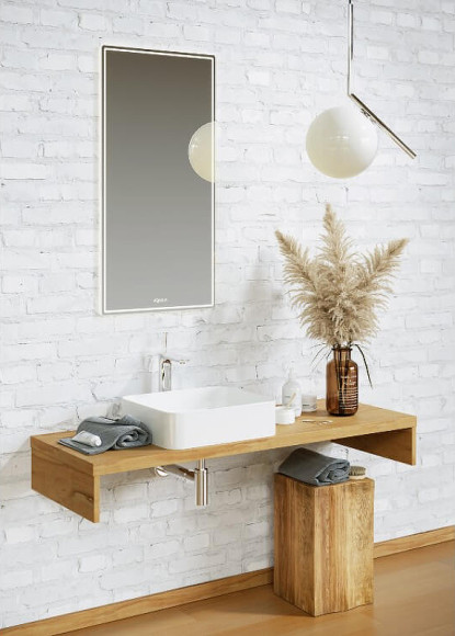 Зеркало Aqwella UM 50 UM0205 с подсветкой с сенсорным выключателем Зеркало Aqwella UM 50 UM0205 с подсветкой с сенсорным выключателем