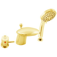 Смеситель на борт ванны Rav Slezak Dunaj Termostat DT271.5SZ с термостатом Золото Смеситель на борт ванны Rav Slezak Dunaj Termostat DT271.5SZ с термостатом Золото