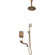 Душевая система Bronze de Luxe Windsor 10137/1DF Бронза