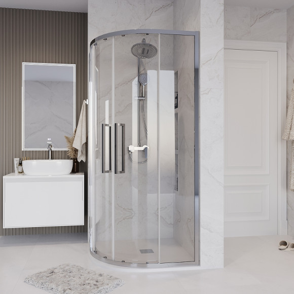 Душевой уголок Grossman Cosmo 90х90 301.K33.02.9090.10.00 профиль Хром стекло прозрачное Душевой уголок Grossman Cosmo 90х90 301.K33.02.9090.10.00 профиль Хром стекло прозрачное