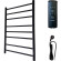 Электрический полотенцесушитель Маргроид Вид 10 800x500 10-8050-1049-9005R правый Черный матовый