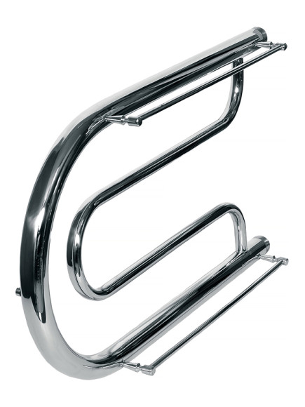 Водяной полотенцесушитель Ника Econ ПЛ 32/100 с полкой Хром