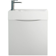 Тумба под раковину Art&Max Liberty-500-1D-SO-BL-R подвесная Белый глянец Тумба под раковину Art&Max Liberty-500-1D-SO-BL-R подвесная Белый глянец