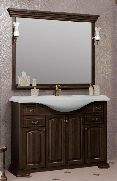 Зеркало Opadiris Риспекто 120 00-00007052 Орех антикварный с выключателем Зеркало Opadiris Риспекто 120 00-00007052 Орех антикварный с выключателем