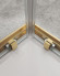Душевой уголок Cezares Molveno 110x110 MOLVENO-A-22-90+20-C-BORO-IV профиль Брашированное золото стекло прозрачное