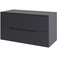 Тумба под раковину Orange Line 100 Li-100TugMDF подвесная Графит матовый