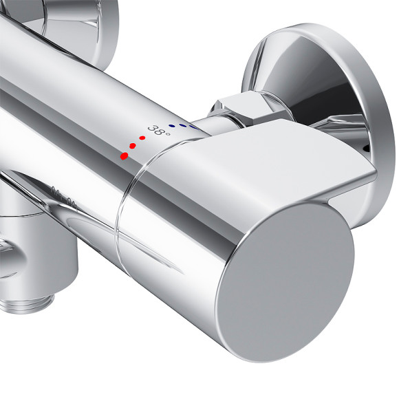 Смеситель для ванны AM.PM X-Joy F85A50000 с термостатом Хром Смеситель для ванны AM.PM X-Joy F85A50000 с термостатом Хром