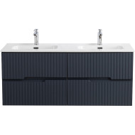 Тумба под раковину Cezares Duet-N 120 DUET-N-1200-4C-SO-2-GR-P подвесная Grafito