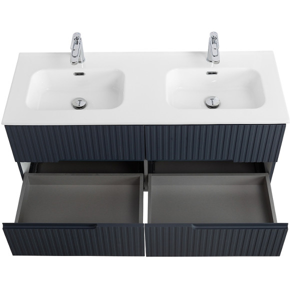 Тумба под раковину Cezares Duet-N 120 DUET-N-1200-4C-SO-2-GR-P подвесная Grafito