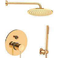 Душевая система Paffoni Light KITLIG015HG Золото медовое