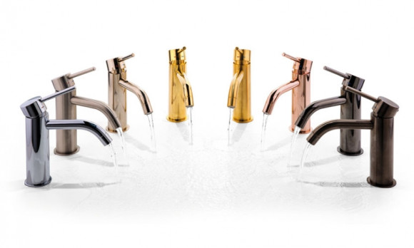 Смеситель для раковины Paffoni Light LIG081HGSP Медовое золото