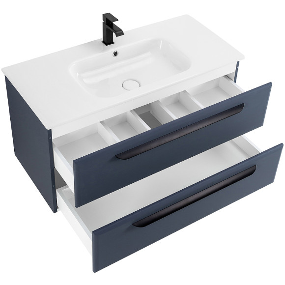 Тумба под раковину Cezares Eco-Cer 120 ECO-CER-1200-2C-SO-GR-P подвесная Grafito без ручек