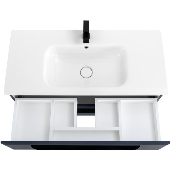 Тумба под раковину Cezares Eco-Cer 120 ECO-CER-1200-2C-SO-GR-P подвесная Grafito без ручек