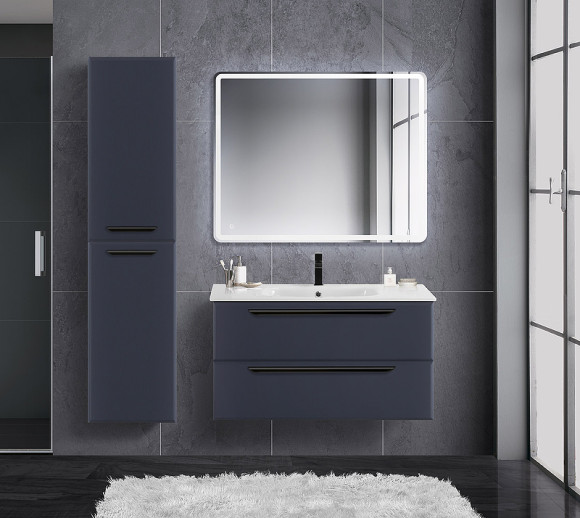 Тумба под раковину Cezares Eco-Cer 120 ECO-CER-1200-2C-SO-GR-P подвесная Grafito без ручек