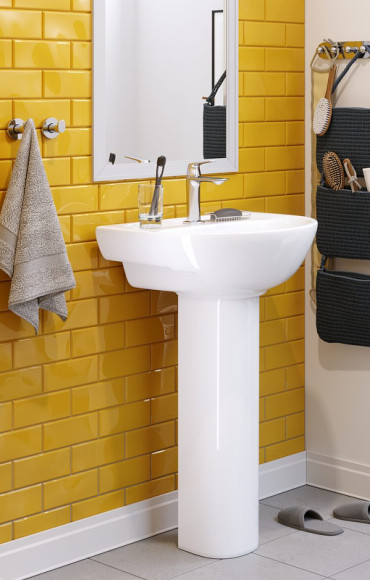 Раковина Sanita Эталон 55 WB.PD/Etalon/55-C/WHT.G/S1 Белая