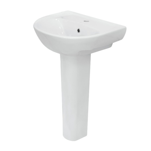 Раковина Sanita Эталон 55 WB.PD/Etalon/55-C/WHT.G/S1 Белая