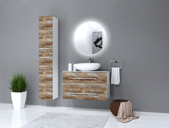 Зеркало Marka One Aurora 80 У85578 с подсветкой Холодный свет 300 LED Зеркало Marka One Aurora 80 У85578 с подсветкой Холодный свет 300 LED