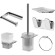 Набор аксессуаров для ванной AM.PM Inspire V2.0 AK50D0906W Хром Набор аксессуаров для ванной AM.PM Inspire V2.0 AK50D0906W Хром