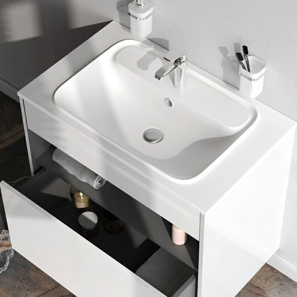 Раковина AM.PM Func 80 M8FWPC0800WM Белая матовая Раковина AM.PM Func 80 M8FWPC0800WM Белая матовая