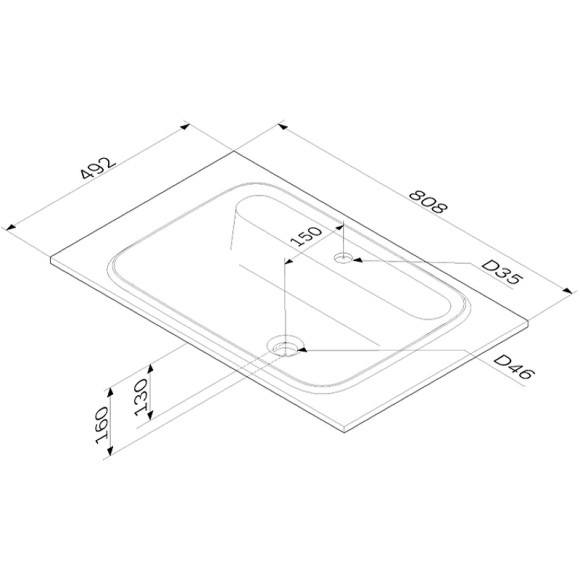 Раковина AM.PM Func 80 M8FWPC0800WM Белая матовая Раковина AM.PM Func 80 M8FWPC0800WM Белая матовая