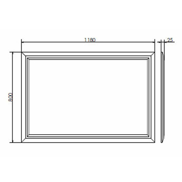 Зеркало Comforty Империя 120 00004143506 Белое Зеркало Comforty Империя 120 00004143506 Белое