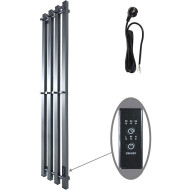 Электрический полотенцесушитель Маргроид Inaro профильный 1200x210 Inaro-12018-1081-7024 Графитовый серый