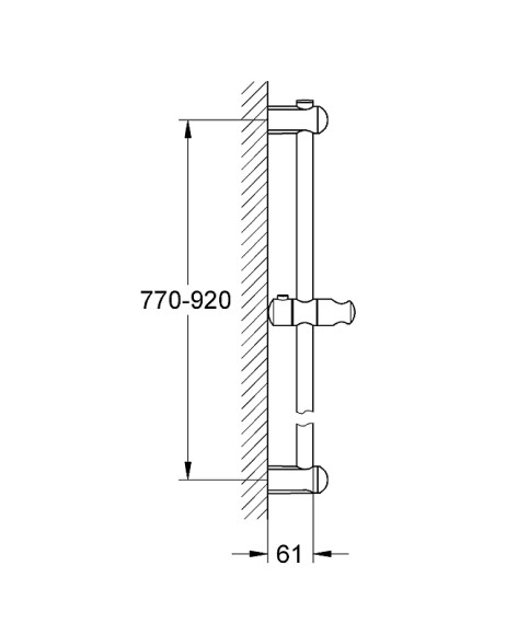 Душевая штанга Grohe Euphoria 27500000 Хром