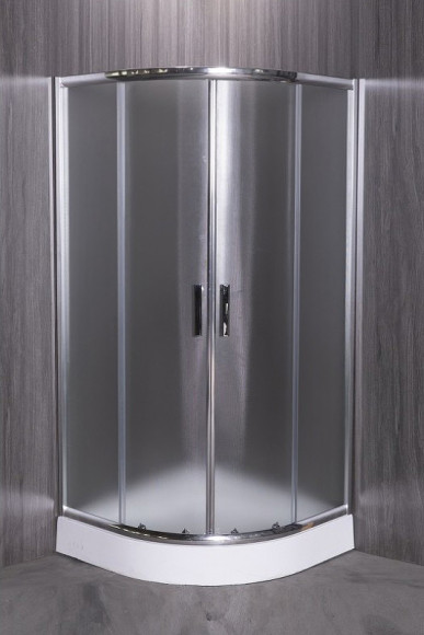 Душевой уголок Esbano ESR-8015 90x90 ESUGR8015 профиль Хром стекло рифленое