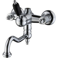 Смеситель для ванны Caprigo Adria-Uno Black Edition 02B-519-crm Хром