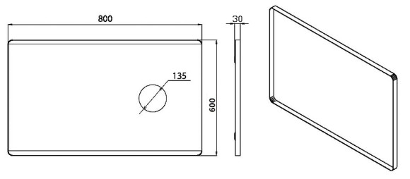 Зеркало Boheme Armadi Art Vallessi 80 542 с подсветкой с сенсорным выключателем Зеркало Boheme Armadi Art Vallessi 80 542 с подсветкой с сенсорным выключателем