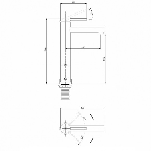 Смеситель для раковины Abber Emotion AF8811NG Никель Смеситель для раковины Abber Emotion AF8811NG Никель