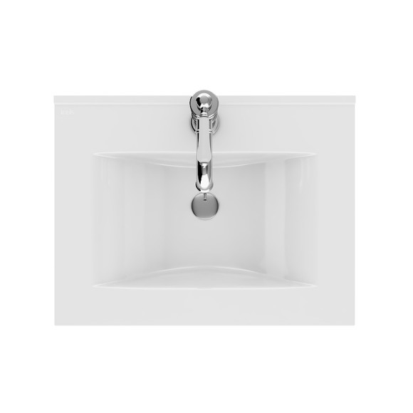 Тумба с раковиной Iddis Oxford 60 OXF60W0i95K Белая