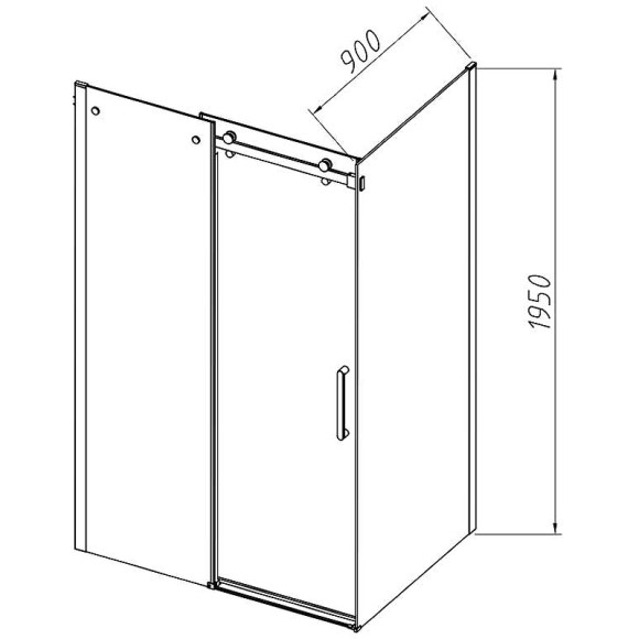Душевой уголок Vincea Como-N 130x90 VSR-4CN9013CL профиль Хром стекло прозрачное Душевой уголок Vincea Como-N 130x90 VSR-4CN9013CL профиль Хром стекло прозрачное
