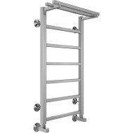 Водяной полотенцесушитель Terminus Контур П7 400х800 4670078529701 с полкой Хром, нижнее подключение, G 1/2" ВР, с угловым соединением Водяной полотенцесушитель Terminus Контур П7 400х800 4670078529701 с полкой Хром, нижнее подключение, G 1/2" ВР, с угловым соединением