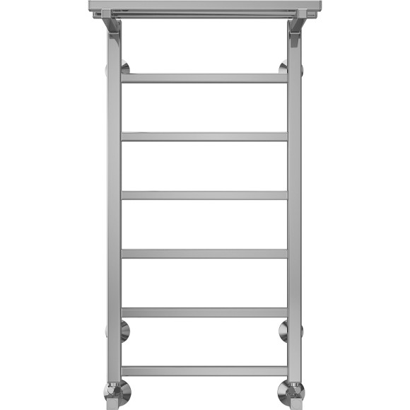 Водяной полотенцесушитель Terminus Контур П7 400х800 4670078529701 с полкой Хром, нижнее подключение, G 1/2" ВР, с угловым соединением Водяной полотенцесушитель Terminus Контур П7 400х800 4670078529701 с полкой Хром, нижнее подключение, G 1/2" ВР, с угловым соединением