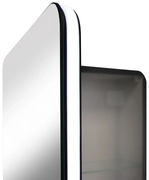 Зеркальный шкаф Континент Eltoro black LED 36 МВК112 с подсветкой Черный Зеркальный шкаф Континент Eltoro black LED 36 МВК112 с подсветкой Черный