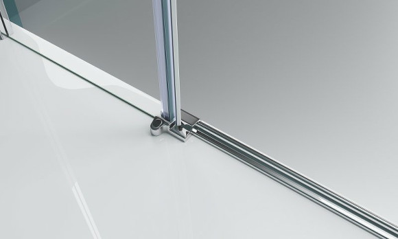 Душевая дверь BelBagno Etna 160 ETNA-B-11-80+80-C-Cr профиль Хром стекло прозрачное