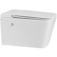 Унитаз Abber Rechteck AC1202P подвесной с сиденьем Микролифт Унитаз Abber Rechteck AC1202P подвесной с сиденьем Микролифт
