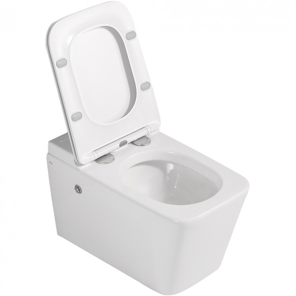 Унитаз Abber Rechteck AC1202P подвесной с сиденьем Микролифт Унитаз Abber Rechteck AC1202P подвесной с сиденьем Микролифт