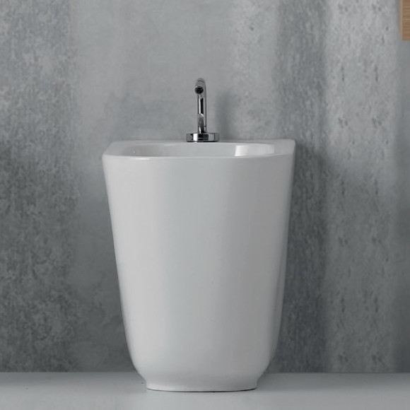 Биде Kerasan Tribeca 512030 Белое матовое Биде Kerasan Tribeca 512030 Белое матовое