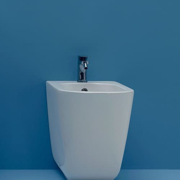 Биде Kerasan Tribeca 512030 Белое матовое Биде Kerasan Tribeca 512030 Белое матовое