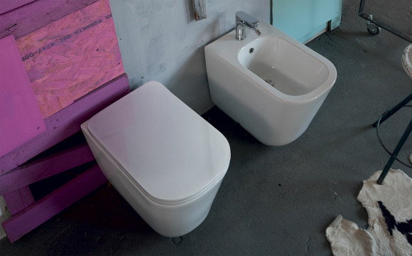 Биде Kerasan Tribeca 512030 Белое матовое Биде Kerasan Tribeca 512030 Белое матовое